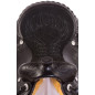 Black Hand Carved Trail Endurance Western Leather Horse Saddle Tack Set