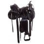 Black Leather Pleasure Gaited Western Horse Saddle 15