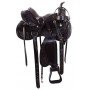Black Leather Pleasure Trail Western Mule Saddle 15
