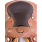 Tan Hand Tooled Premium Western Leather Reining Horse Saddle Tack 15"