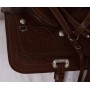 Draft Horse Leather Hand Carved Saddle W Tack 15 16