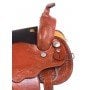 Silver Western Show Barrel Racing Leather Trail Horse Saddle Tack