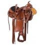 Gaited Tree Western Pleasure Trail Comfy Leather Horse Saddle Tack Set