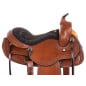 Gaited Tree Western Pleasure Trail Comfy Leather Horse Saddle Tack Set
