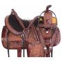Antique Mahogany Western Pleasure Trail Ranch Leather Horse Saddle Tack Set