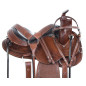 Western Gaited Trail Endurance Comfy Cush Leather Horse Saddle Tack Package