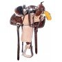 Silver Studded Western Show Pleasure Trail Leather Horse Saddle Tack