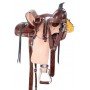 Youth Western Roping Hard Seat Ranch Work Leather Horse Saddle Tack Set