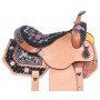 Pink Crystal Cross Western Barrel Racing Show Horse Saddle Tack Set