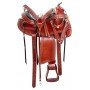 Western Equitation Pleasure Trail Leather Gaited Horse Saddle Tack