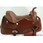Beautiful Brown Slick Seat Padded Seat Tooled Leather Seat 17