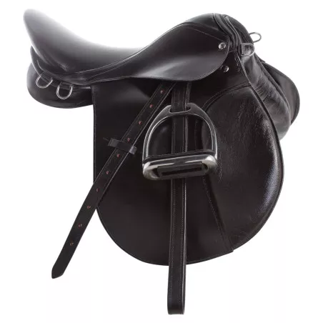 New Black All Purpose English Riding Saddle Set