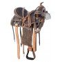 Western Ranching Hand Carved Antique Oil Pleasure Trail Leather Horse Saddle Tack Set