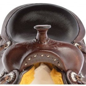110937 Comfy Western Pleasure Trail Hand Carved Premium Leather Horse Saddle Tack