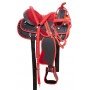 Red Light Weight Western Synthetic All Purpose Cordura Horse Saddle Tack