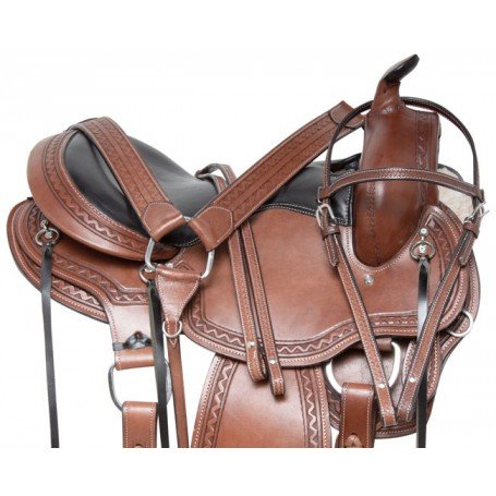 Comfy Cush Western Gaited Trail Endurance Leather Horse Saddle Tack Package
