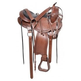 110949 Comfy Cush Western Gaited Trail Endurance Leather Horse Saddle Tack Package