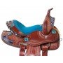 Blue Diamond Show Youth Kids Seat Western Horse Saddle Tack Set