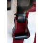 15 Black Leather Saddle W Slick Leather Seat