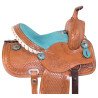 Western Pony Turquoise Crystal Youth Kids Saddle Tack 10