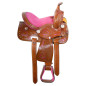 Pink Western Miniature Barrel Show Pony Saddle Tack 10"