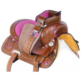 10836M Pink Western Miniature Barrel Show Pony Saddle Tack 10
