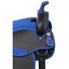 Royal Blue Trail Synthetic Western Horse Saddle Tack 14 15 16
