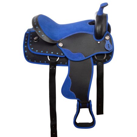 Blue Synthetic Freemax Saddle Horse English Saddle For Horse Tack 2019 Edition 
