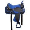 Royal Blue Trail Synthetic Western Horse Saddle Tack 14 15