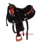 Black Brown Leather 14 QH Saddle W Horse Tack