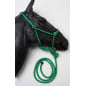 Cowboy Rope Horse Halter w/ Lead Rope Green NEW