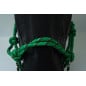 Cowboy Rope Horse Halter w/ Lead Rope Green NEW
