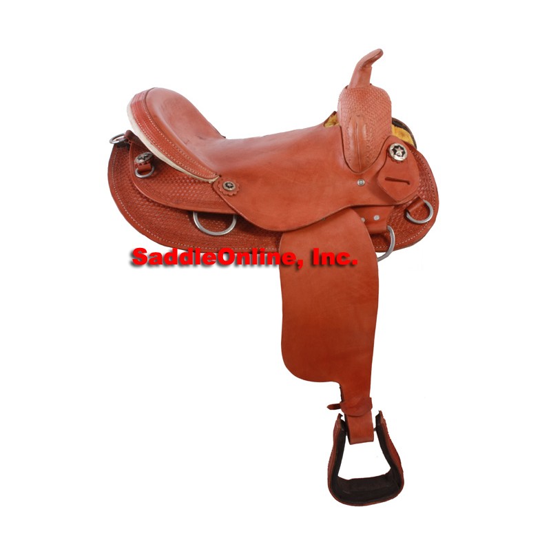 Hard Seat Custom Ranch Work Horse Saddle 15