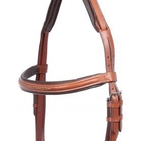 EB002 Chestnut All Purpose Show Jumping Trail English Leather Horse Bridle Tack Set