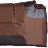 Brown Canvas Synthetic Fleece Western Horse Saddle Pad Pleasure Trail