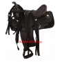 New 15 16 Beautiful Black Cordura Saddle W Tack