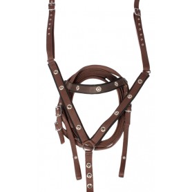 16 Beautiful Brown Western Synthetic Saddle Tack