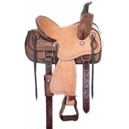 ROPING REAR CINCH WESTERN HORSE SADDLE BACK GIRTH ROPER RANCH LEATHER TACK 