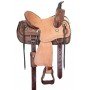 Kids Antique Oil Roping Roper Western Leather Ranch Work Saddle