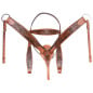 Hand Carved Western Horse Tack Set Leather Headstall Reins Breast Collar