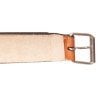 Tan Hand Tooled Western Leather Horse Saddle Back Cinch Rear Girth Buckle