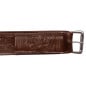 Brown Western Leather Tooled Horse Saddle Back Cinch Bucking Strap Buckle