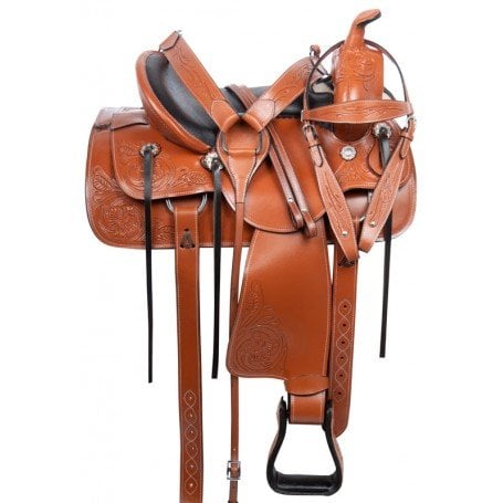 Acerugs Size 14” 15” 16” 17” 18” Amazingly Comfortable Comfy Western Trail Endurance Premium Leather Horse Saddle TACK Set 