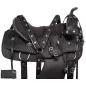 Black Cordura Western Endurance Trail Comfy Light Weight Horse Saddle Tack 111006
