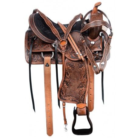 USED LEATHER REAR CINCH WESTERN SADDLE BARREL ROPING TRAIL HORSE BACK GIRTH TACK 
