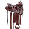 Beautiful Western Hand Carved Extra Comfy Pleasure Trail Leather Horse Saddle Tack Set