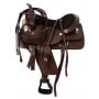 Unique Used Brown Trail Saddle & Head Stall Set 15-16
