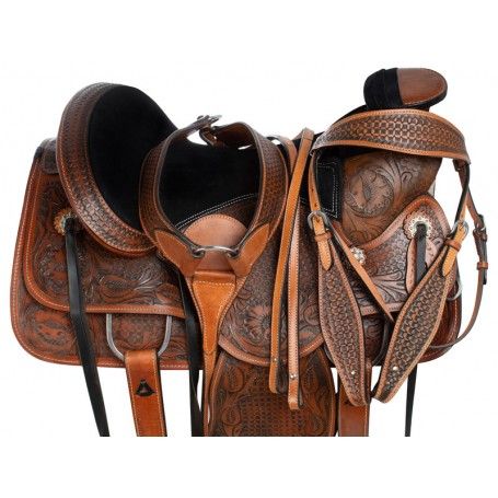 Horse Acerugs New Bucking Strap Western Leather Horse TACK Back Cinch Rear Flank Girth Strap