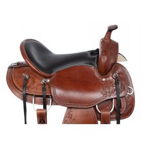 111065 Trail Gaited Comfy Western Leather Horse Saddle Tack Set