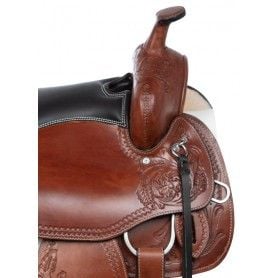 111065 Western Endurance Trail Comfy Leather Horse Saddle Tack Set